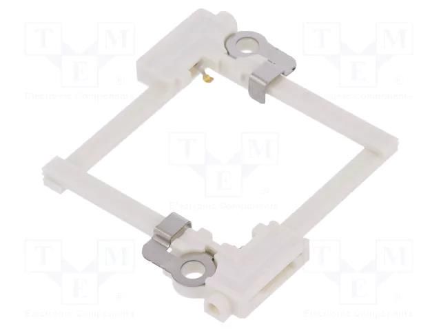 Connector: LED holder; push-in; Features: one-piece TE Connectivity 6-2154874-3