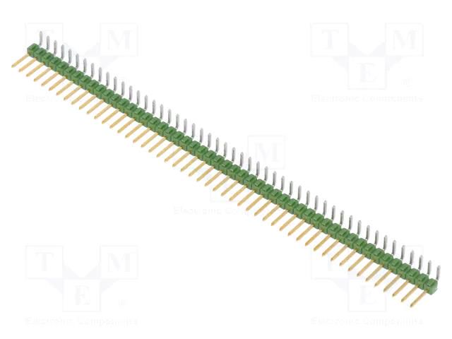 Connector: pin strips; pin header; AMPMODU MOD II; male; PIN: 50 TE Connectivity 5-826631-0