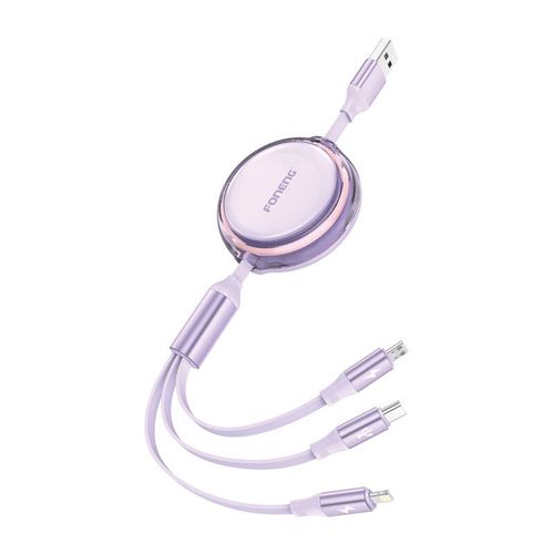 3w1 Foneng X113 1.1M Fioletowa Cable, Foneng X113 purple