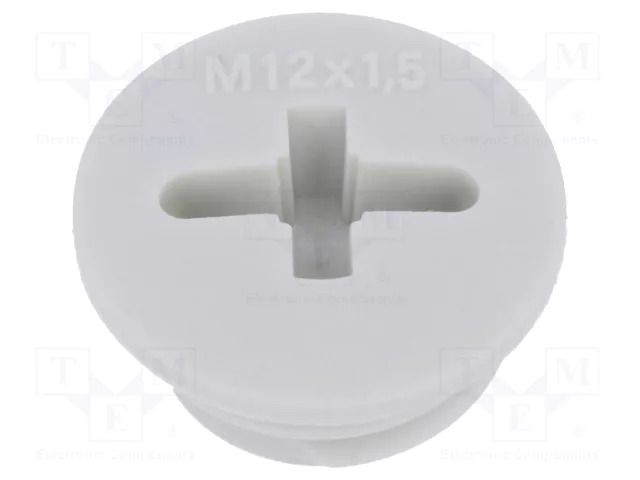 Stopper; M12; 1.5; IP54; polyamide; light grey; SKINDICHT®; 6mm LAPP BLK-GL-M12-R7035