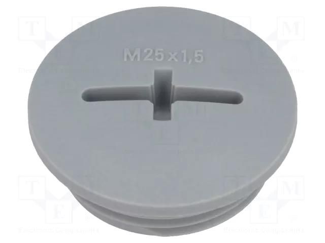 Stopper; M25; 1.5; IP54; polyamide; dark grey; SKINDICHT®; 8mm LAPP BLK-GL-M25-R7001