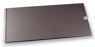 HINGED PANEL DOOR, STEEL, RACK CABINET, 8.75" PHPF19008BK2