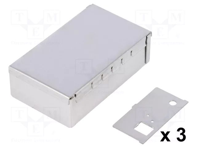 Enclosure: shielding; X: 50mm; Y: 83mm; Z: 26mm; steel TEKO 372.16
