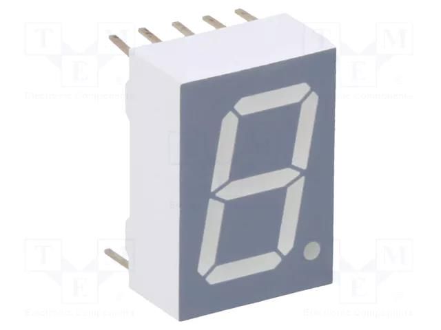 Display: LED; 7-segment; 13mm; 0.51"; No.char: 1; orange-red VISHAY TDSL5160