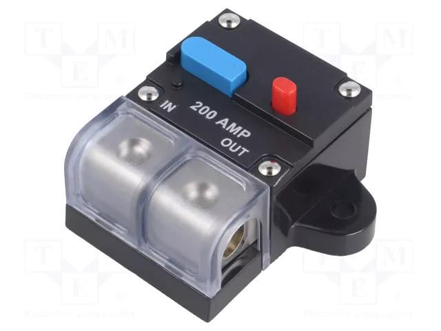 Fuse: automatic; 200A; time-lag; automotive; 52x70x42mm; 12÷24VDC 4CARMEDIA SBA.HQ-200A