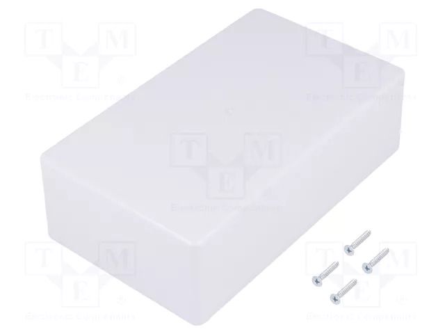 Enclosure: multipurpose; X: 95mm; Y: 160mm; Z: 49mm; COFFER; ABS; grey TEKO COFFER3.5