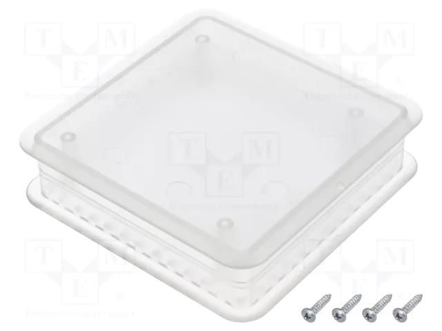 Enclosure: for computer; ABS,polycarbonate; semi-transparent TEKO TEK-MBD.0