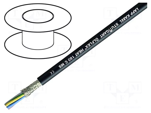 Wire; ÖLFLEX® HEAT 180 C MS; 18G1.5mm2; Cu; stranded; silicone LAPP HEAT180-C-18G1.5