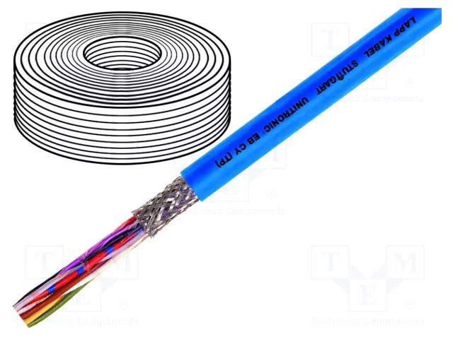 Wire; UNITRONIC® EB CY (TP); 3x2x0.75mm2; PVC; light blue; 900V LAPP UTR-EB-CY3X2X0.75