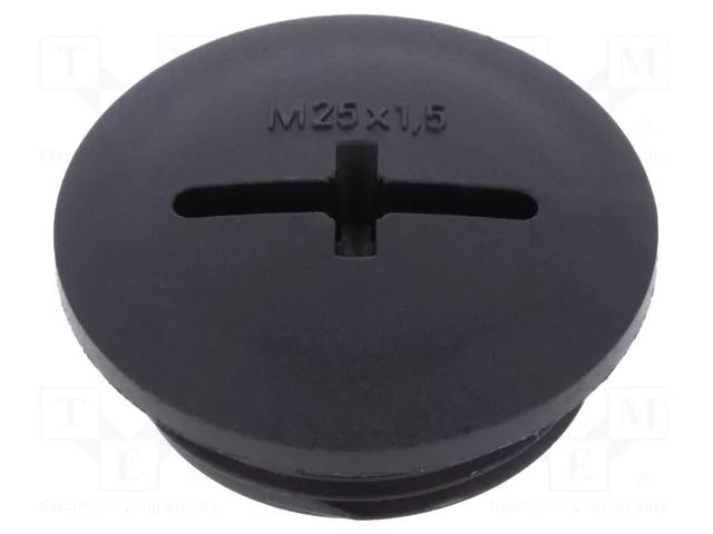 Stopper; M25; 1.5; IP68; polyamide; black; SKINDICHT®; with seal LAPP BLK-GL-M25+O-R9005