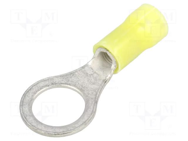 Tip: ring; M10; Ø: 10.5mm; 3÷6mm2; crimped; for cable; insulated TE Connectivity 160300