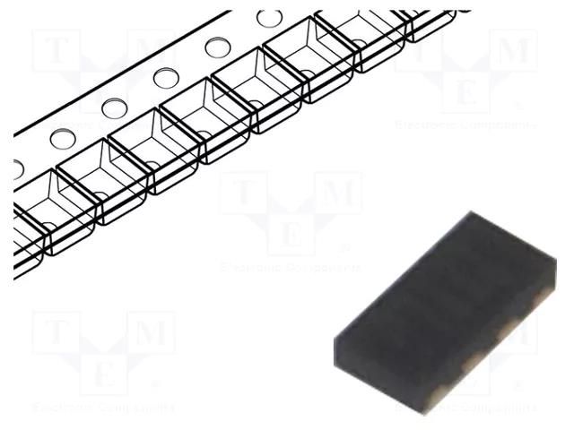 Diode: TVS; 100W; 3.8V; 10A; bidirectional; SLP2010N8T; reel,tape SEMTECH UCLAMP3312T.TCT