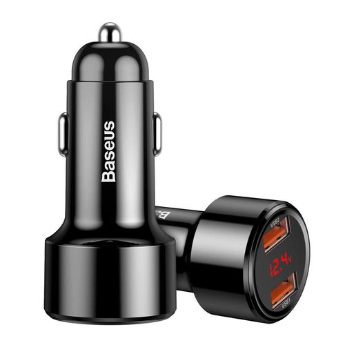 Baseus Magic Series Dual QC - Quick Charge 3.0 2x USB 45W 6A car charger black (CCMLC20A-01), Baseus 6953156293212 6953156293212