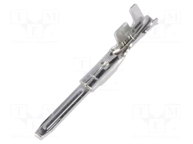 Contact; male; brass; tinned; 0.0804÷0.325mm2; 26AWG÷22AWG; 2A NINIGI NPPG-T