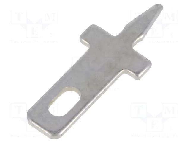 Terminal: flat; 2.8mm; 0.5mm; male; THT; Overall len: 12.5mm OSTERRATH 60-1094-11/0030