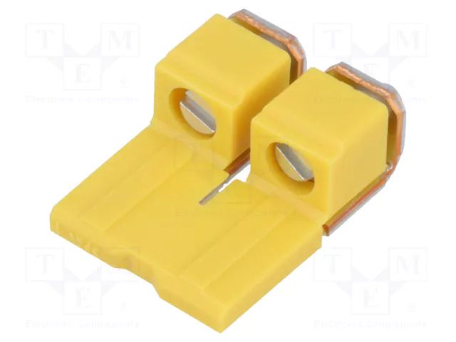 Screw bridge; ways: 2 WEIDMÜLLER WQV6/2