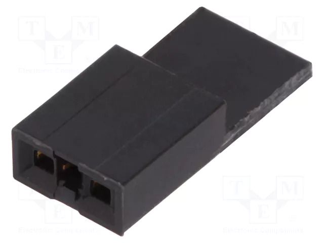 Connector: pin strips; jumper; female; PIN: 2; straight; 2.54mm; 1x2 TE Connectivity 881545-2