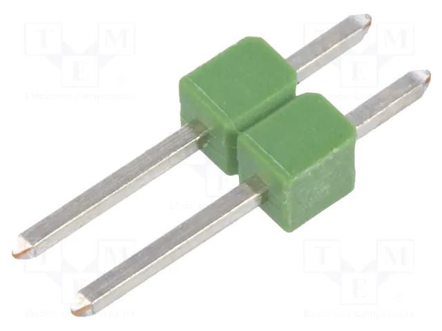 Connector: pin strips; pin header; AMPMODU MOD II; male; PIN: 2 TE Connectivity 826926-2