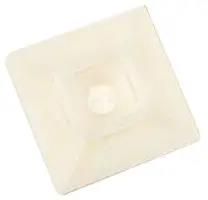 CABLE TIE MOUNT, 4-WAY, 25MML X 25MMW, NYLON, PK100, NATURAL CTB1X1NTA-C