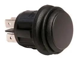 SWITCH, ROCKER, DPDT, 16A, 250V, BLACK KDH3CNA1BBB