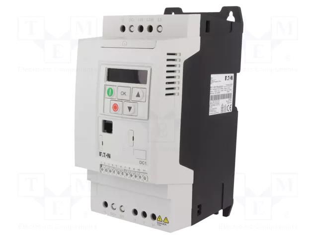 Vector inverter; Max motor power: 2.2kW; Usup: 200÷240VAC; IN: 4 EATON ELECTRIC DC1-12011FB-A20CE1