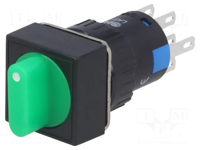 Switch: rotary; Pos: 3; 3A/220VAC; 2A/24VDC; -20÷55°C; 50mΩ; Ø16mm ONPOW V16-11XAF-3-24G