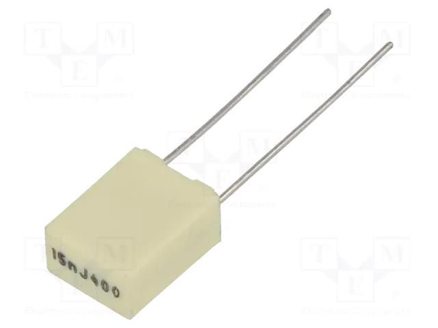 Capacitor: polyester; 15nF; 200VAC; 400VDC; 5mm; ±5%; 7.2x4.5x9.5mm KEMET R82MC2150DQ50J