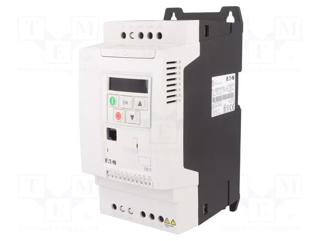 Vector inverter; 4kW; 3x400VAC; 3x380÷480VAC; 0÷10V; IN: 4; 0÷500Hz EATON ELECTRIC DC1-349D5FB-A20CE1