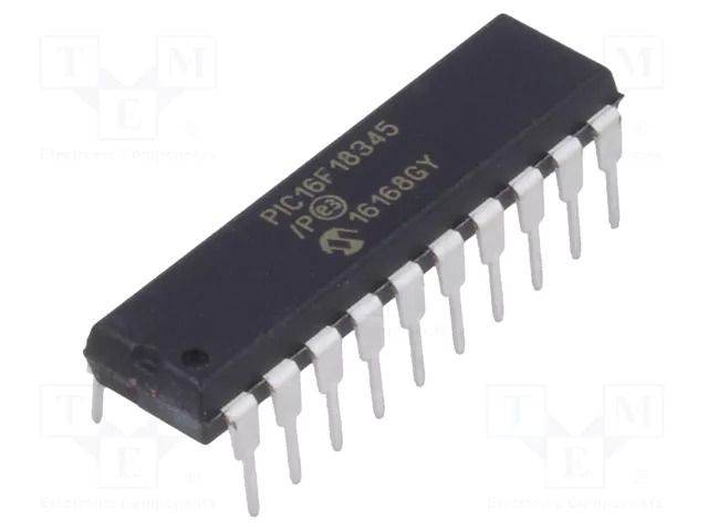 IC: PIC microcontroller; 14kB; 32MHz; 2.3÷5.5VDC; THT; DIP20; PIC16 MICROCHIP TECHNOLOGY PIC16F18345-I/P