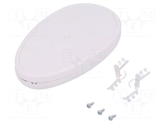 Enclosure: for remote controller; X: 66mm; Y: 110mm; Z: 21mm; ABS MASZCZYK KM-130B/WH