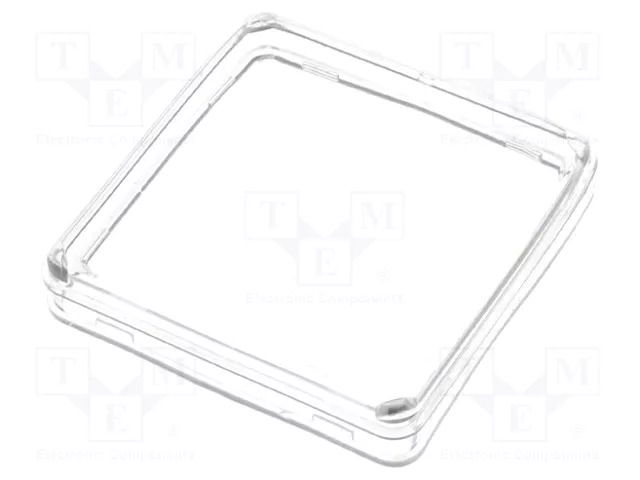 Counter cover; Standard: 48x48; soft plastic OMRON Y92A-48F1