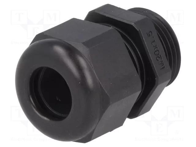 Gland; IP68; thermoplastic; M20; 6÷12mm; black HARTING 19000005183