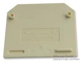 END PLATE, SAK SERIES MODULAR TERMINAL 0117960000