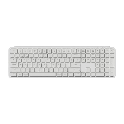 Ultra Slim Keychron B6 Pro 2.4G Wireless Keyboard (White) [B6P-K8]., Keychron B6P-K8