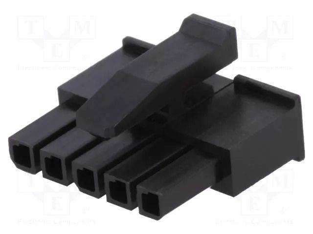 Connector: wire-wire; plug; female; PIN: 5; Micro MATE-N-LOK; 250V TE Connectivity 1445022-5