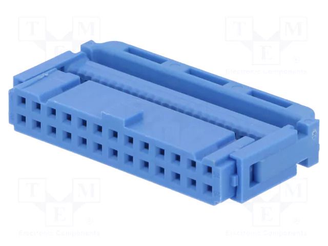 Connector: IDC; plug; female; PIN: 26; angled; IDC; for ribbon cable TE Connectivity 1-1658527-0