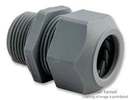 CORD CONNECTOR, STR, NYLON 6.6, NPT 1IN, GREY SEC100GA