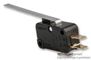 MICROSWITCH, HINGE LEVER, SPDT 15A 250V V-15G3-1C25-K