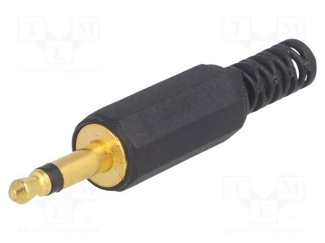 Connector: Jack 3,5mm; plug; male; mono,with strain relief NINIGI JC-139