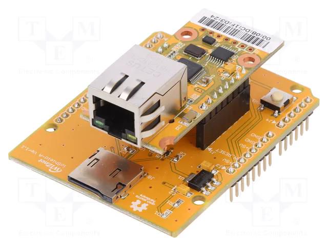 Expansion board; prototype board; Comp: WIZ550IO; KURUMI WIZNET IOSHIELD-A