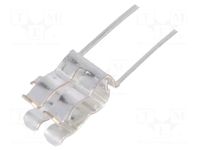 Fuse clips; THT; 10A; Pitch: 5mm; Plating: tinned; Dim: 5x7.8x6mm LITTELFUSE 01110005MR