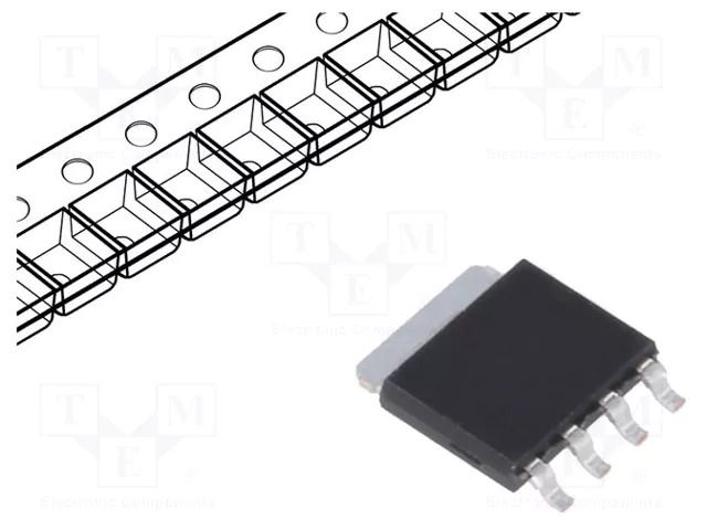 Transistor: N-MOSFET; unipolar; 80V; 34A; 74W NEXPERIA PSMN026-80YS.115