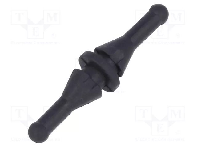 Fastener for fans and protections; Ømount.hole: 5mm; black RICHCO FM-1