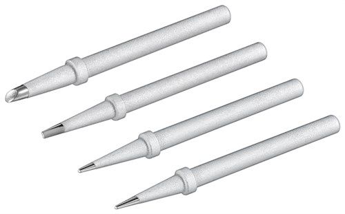 Replacement Soldering Tip Set for Soldering Station AP2, 4 Different Tips - replacement soldering tips for item 51091 51092