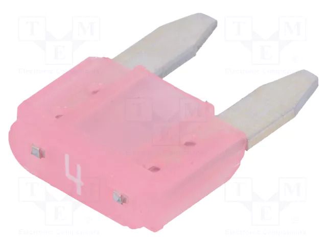 Fuse: fuse; 4A; 32VDC; automotive; 10.9mm; Mini; MINI LITTELFUSE 0297004.WXNV