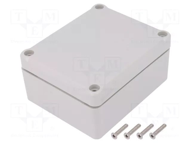 Enclosure: multipurpose; X: 74mm; Y: 89mm; Z: 41mm; ABS; grey; IP67 KRADEX Z54JS-IP67-TM-ABS
