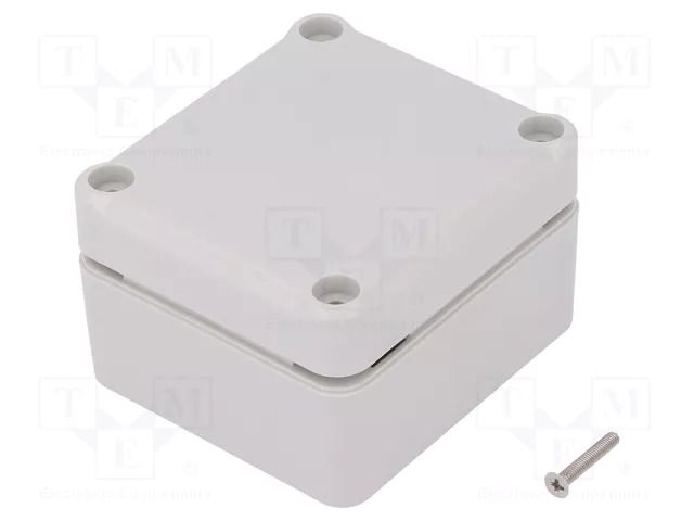 Enclosure: multipurpose; X: 57mm; Y: 63mm; Z: 37mm; ABS; grey; IP67 KRADEX Z117JS-IP67-TM-ABS