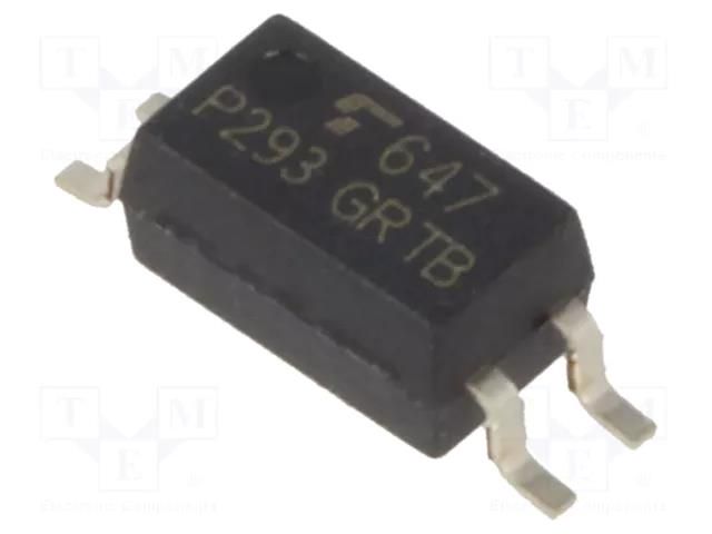 Optocoupler; SMD; Ch: 1; OUT: transistor; Uinsul: 3.75kV; Uce: 80V TOSHIBA TLP293-GR.E-T