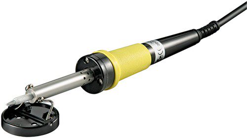 Soldering Iron 30 W/230 V with Soldering Tip, black-yellow - soldering unit 230 V/30 W with 1.25 m cable 51191