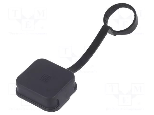 Accessories: protection cover; black; IP67,IP69K; 4455; -25÷120°C SCHURTER 0098.0106
